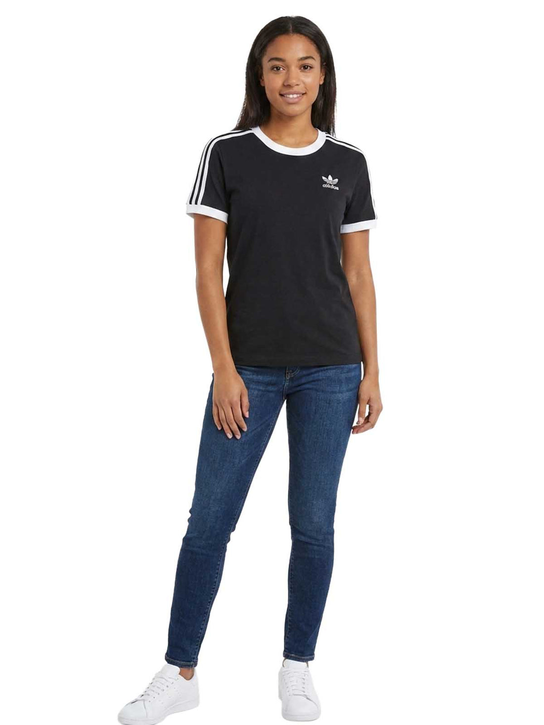 Adidas 3 Stripe Tee Womens Style : Ed7482