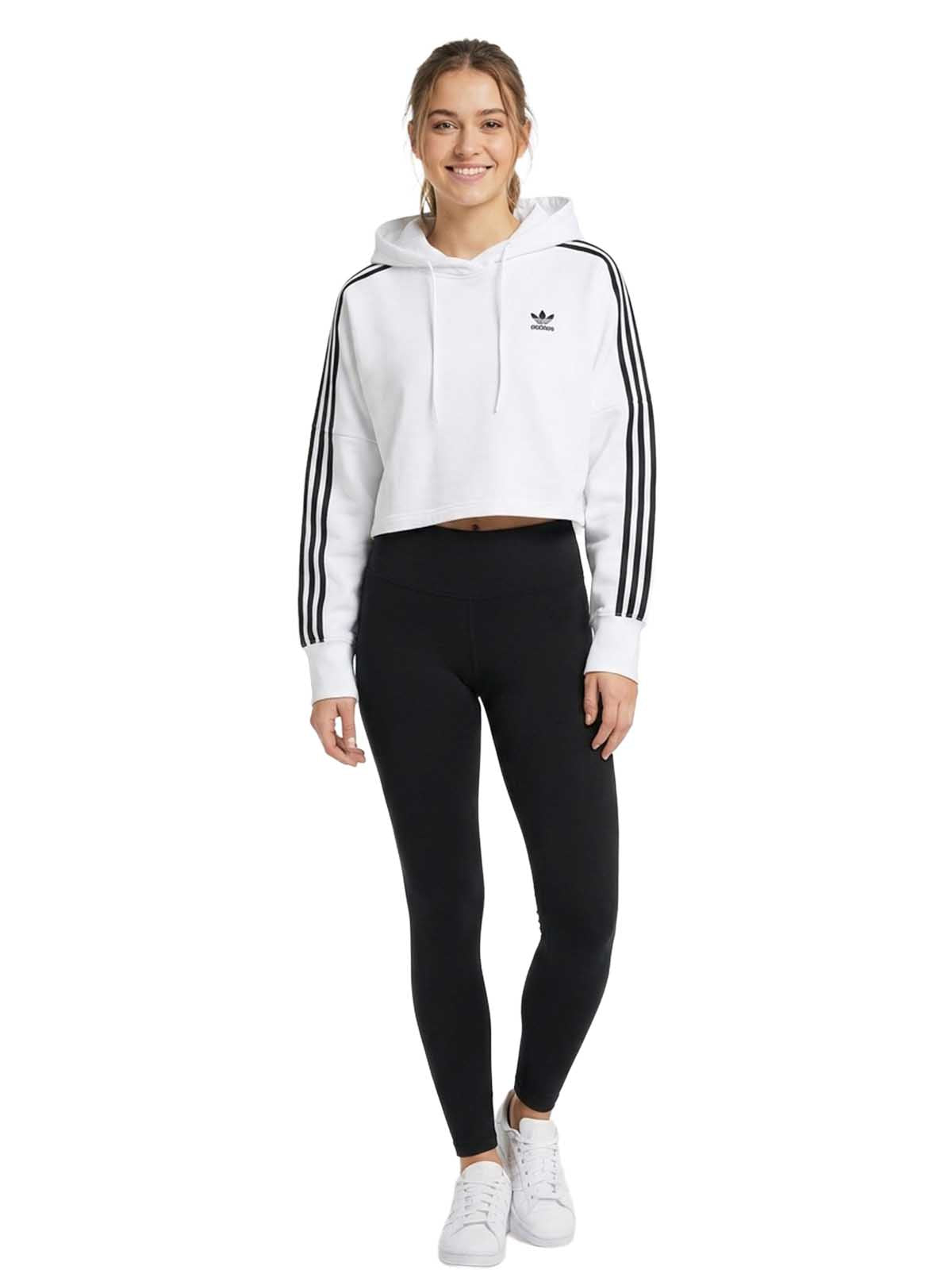 Adidas Cropped Hoodie Womens Style : Ed7555