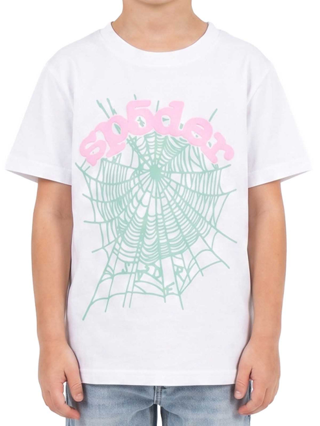 Sp5der Og Web Baby Tee Big Kids Style : W03ts003ogwp