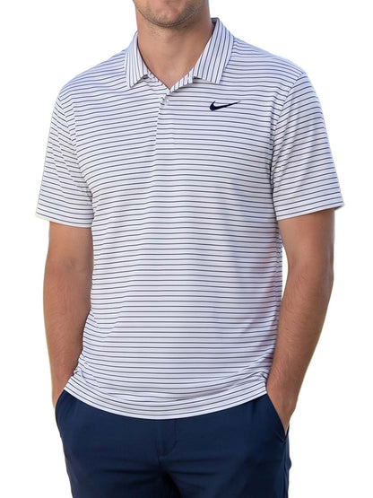 Nike Dri-fit Striped Golf Polo Mens Style : Aj5482