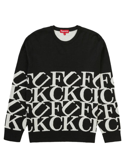 Supreme Fuck All Sweater Mens Style : Ss21sk15