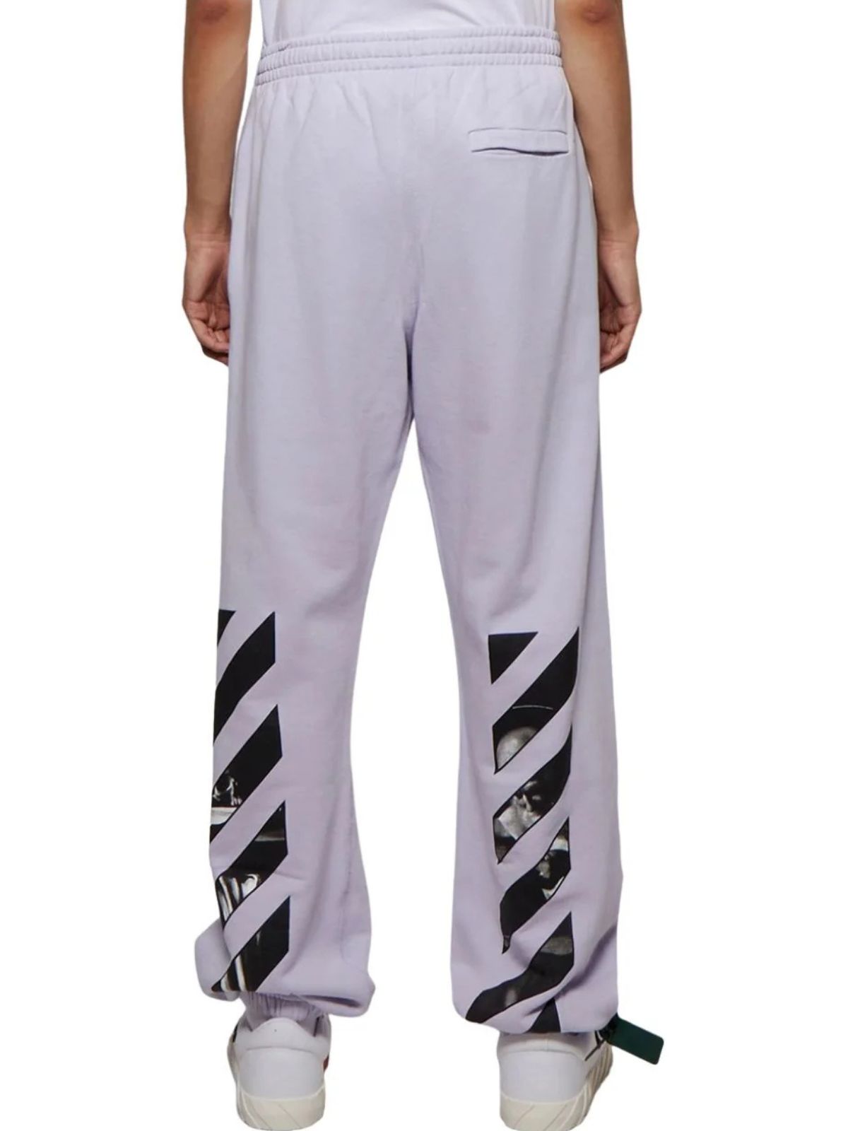 Off-white Caravag Diag Slim Sweatpant Mens Style : Omch029f22fle00