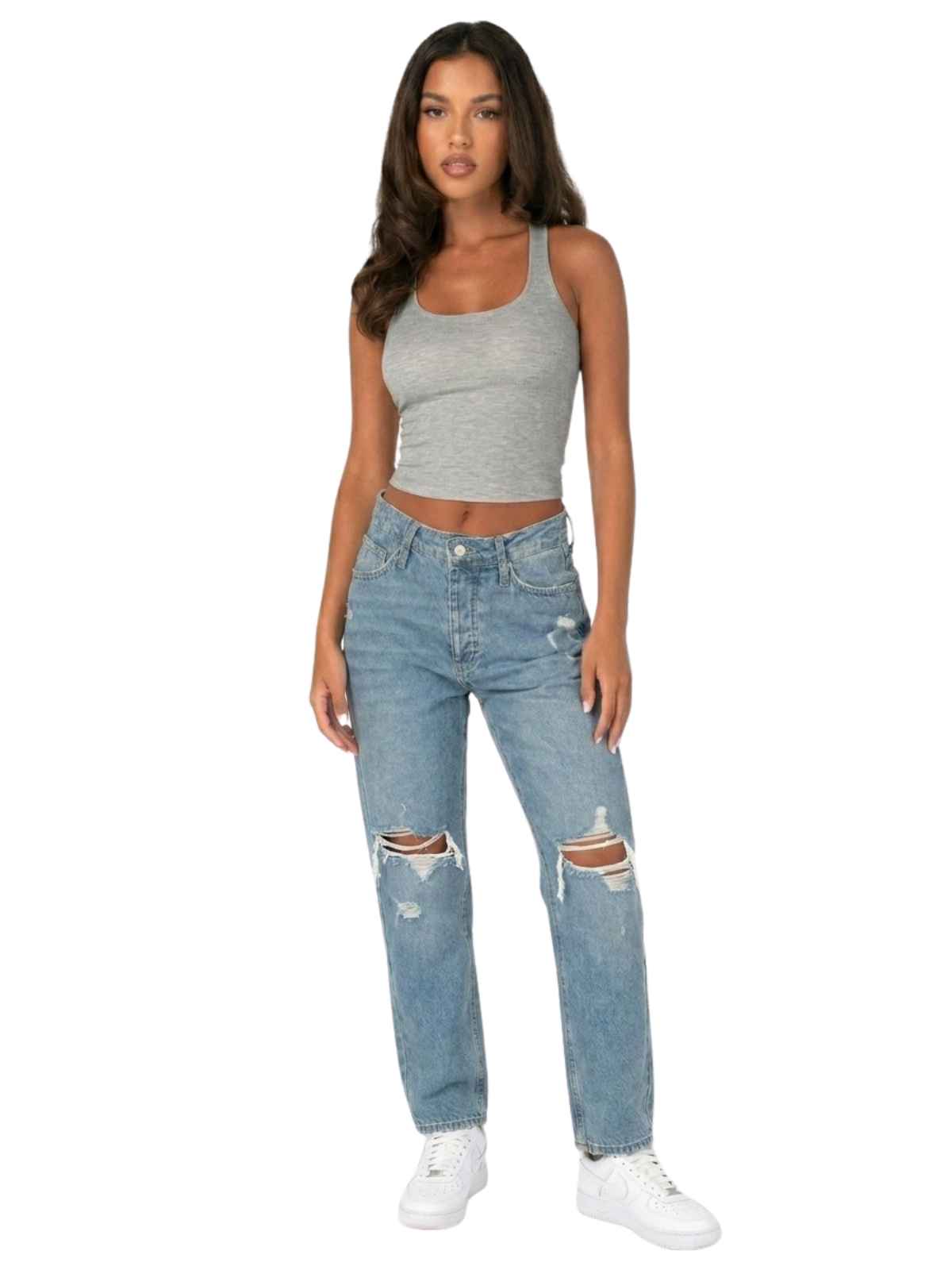 Ethika Cropped Tank Top Womens Style : Wlct1007