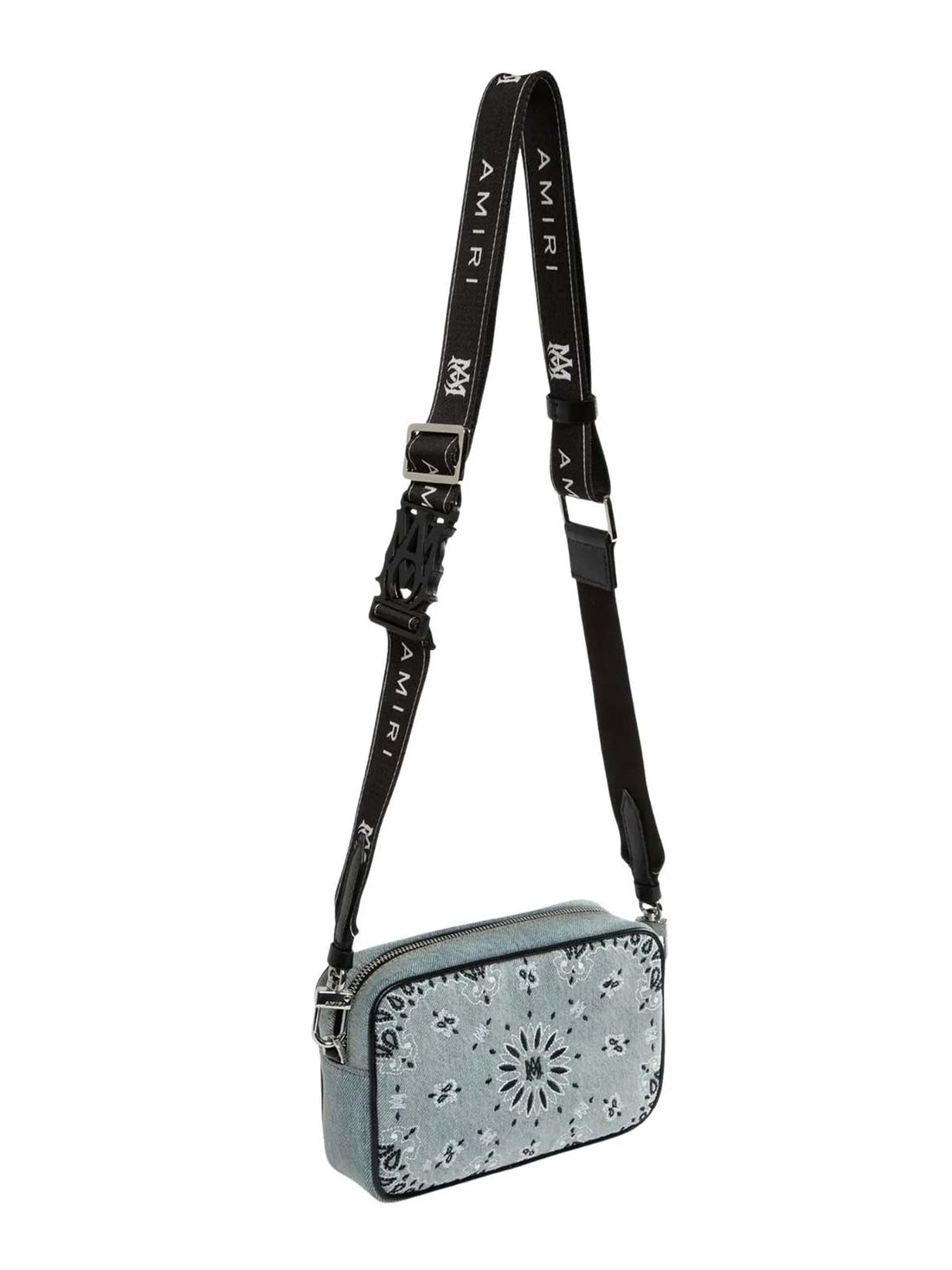 Amiri Bandana Denim Camera Bag Unisex Style : Pf23mcc005