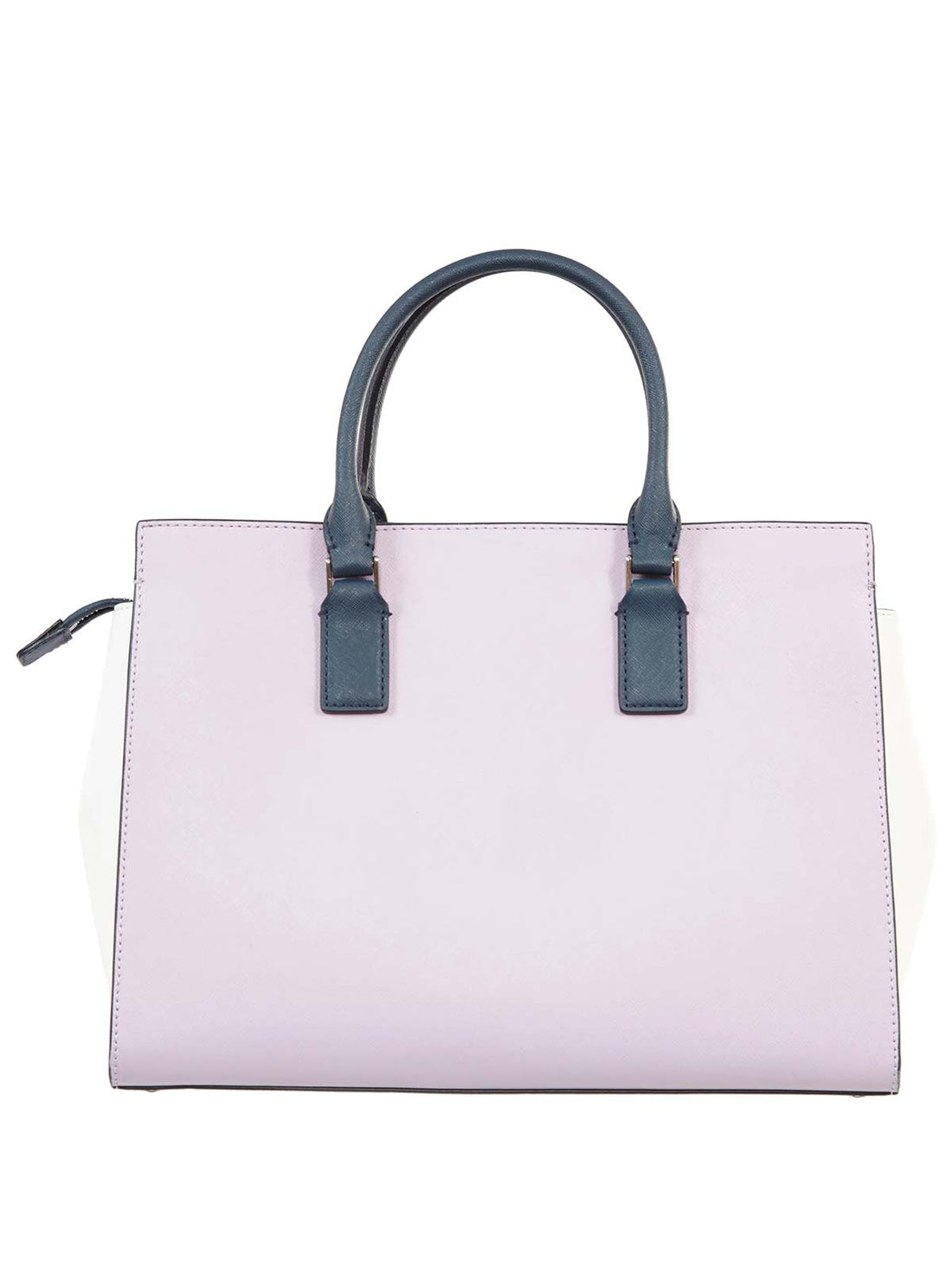 Kate Spade Cameron Convertible Satchel Large Lavender/Bright White/Petrol Blue