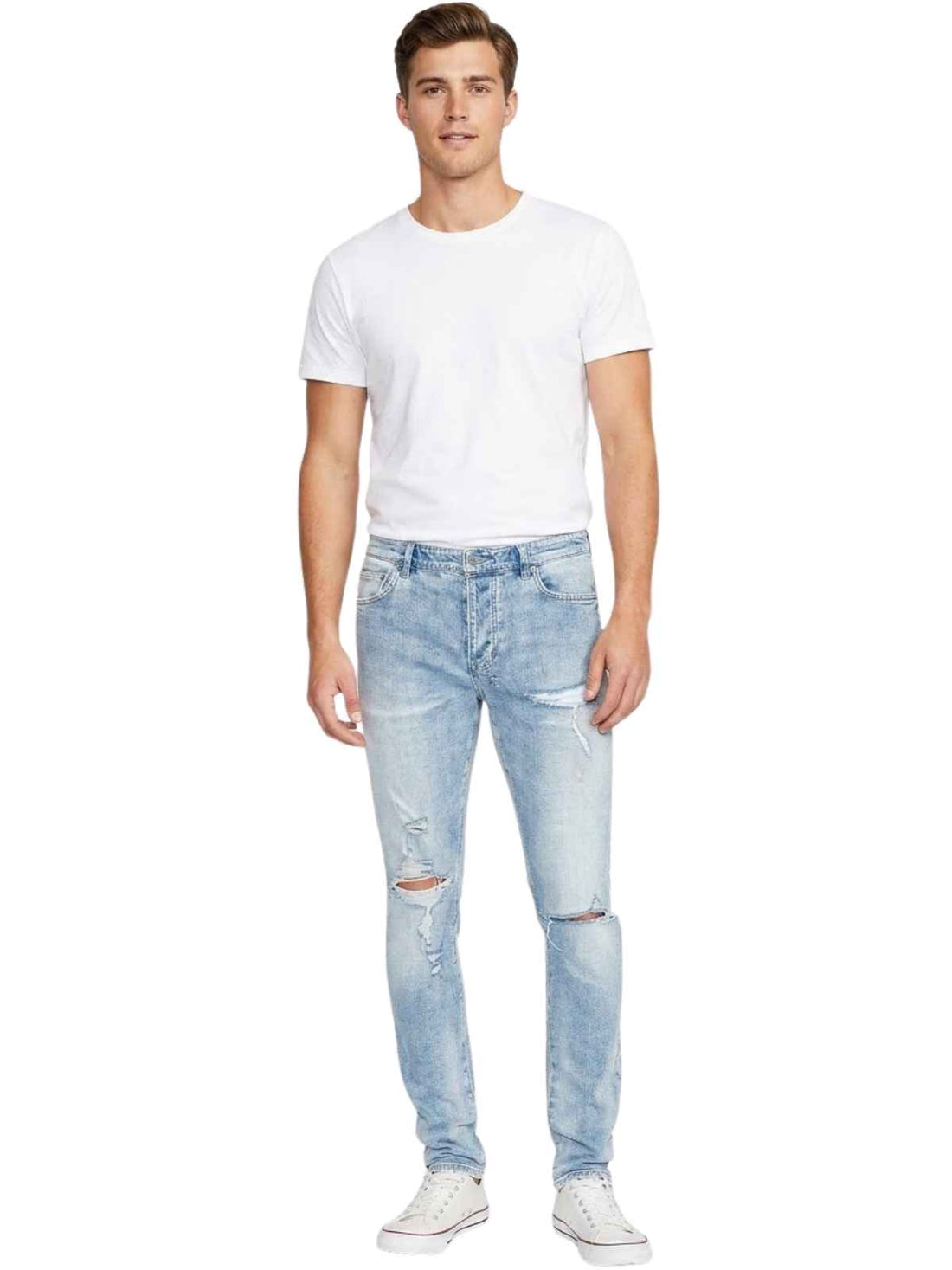 Ksubi Chitch Punk Blue Thrashed Jeans Mens Style : 5000004100