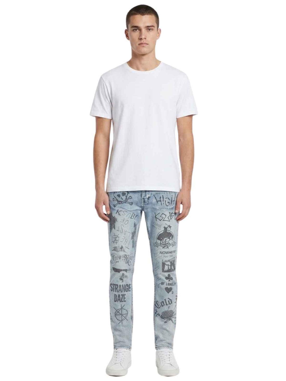 Ksubi Van Winkle Nowhere Punk Blue Mens Style : 5000006430