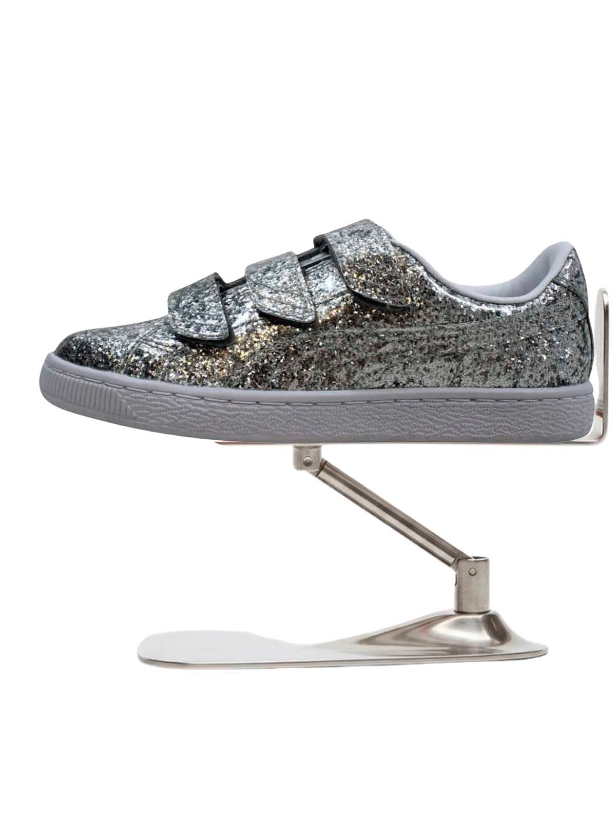 Puma Basket Strap Glitter  Womens Style : 364070