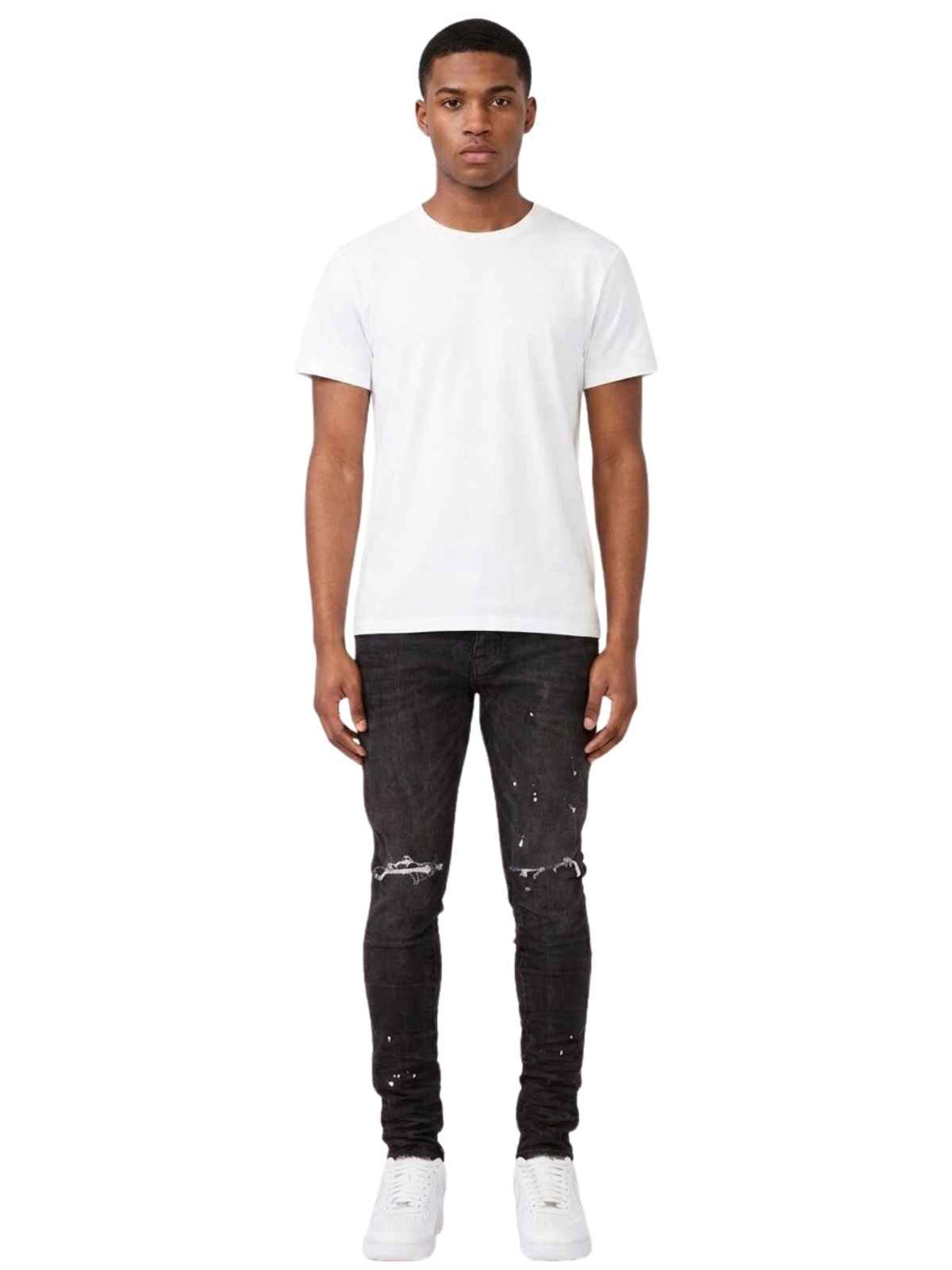Purple-brand Slim Fit Jeans Low Rise Mens Style : P001-b0s