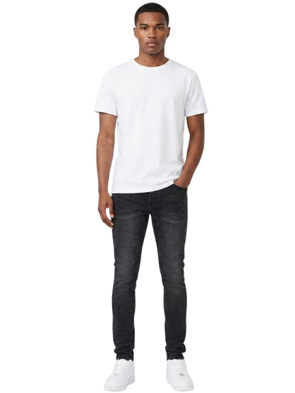 Purple-brand Slim Fit Jeans-low Rise With Slim Leg Mens Style : P001-blw