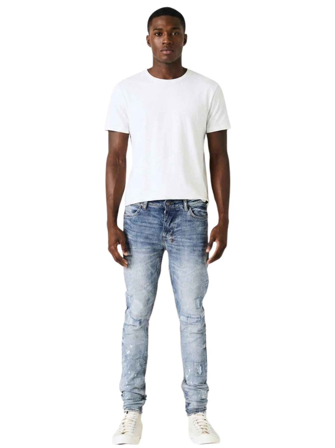 Purple-brand Van Winkle North Trashed Jean Mens Style : Mfa22dj012