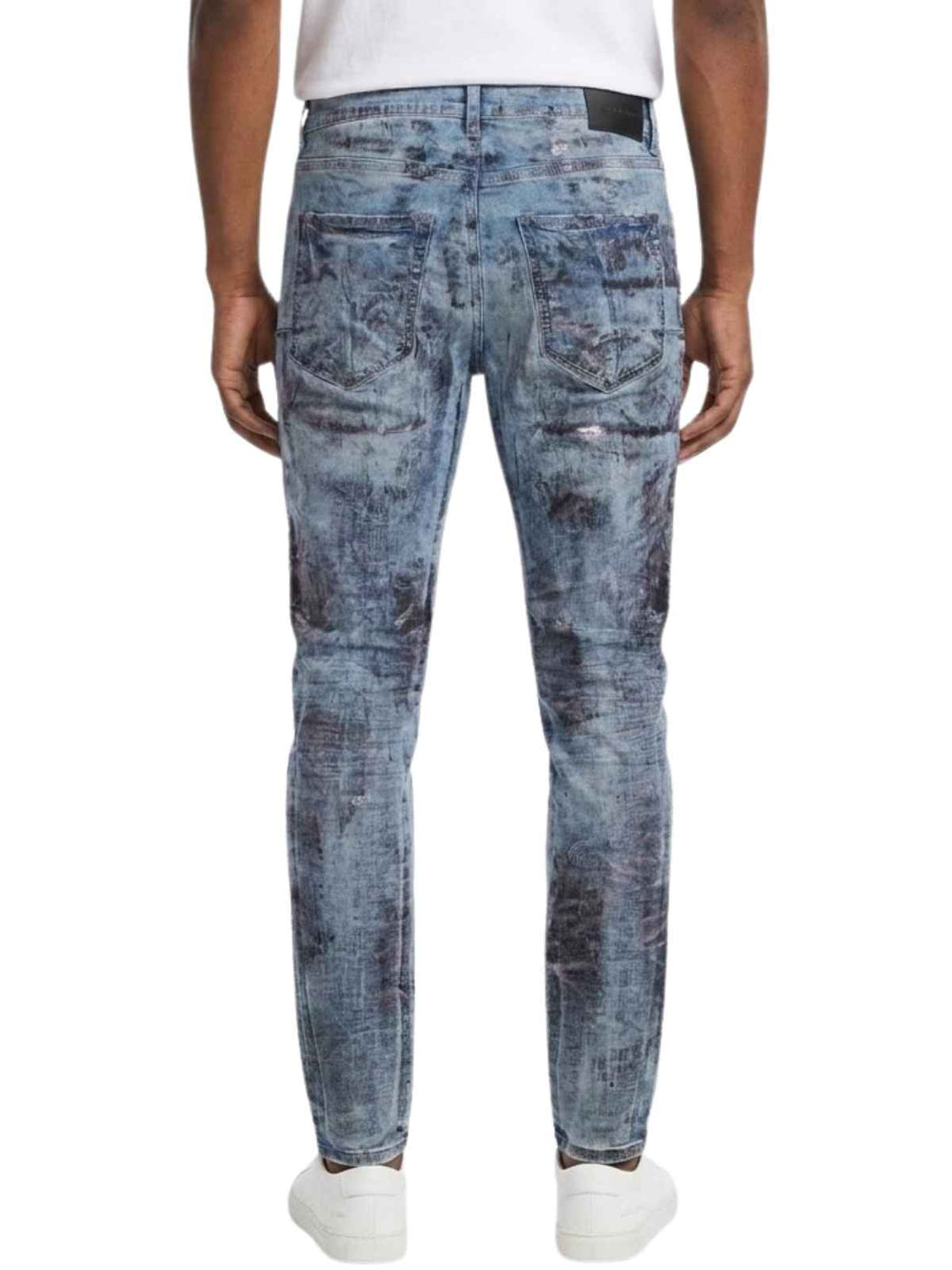 Purple-brand X-ray with Black Foil Jeans Mens Style : P001-IXRB123