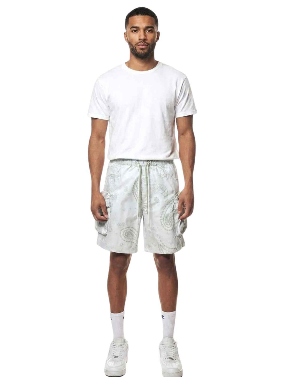 Smoke Rise Printed Nylon Utility Short Mens Style : Ws23189
