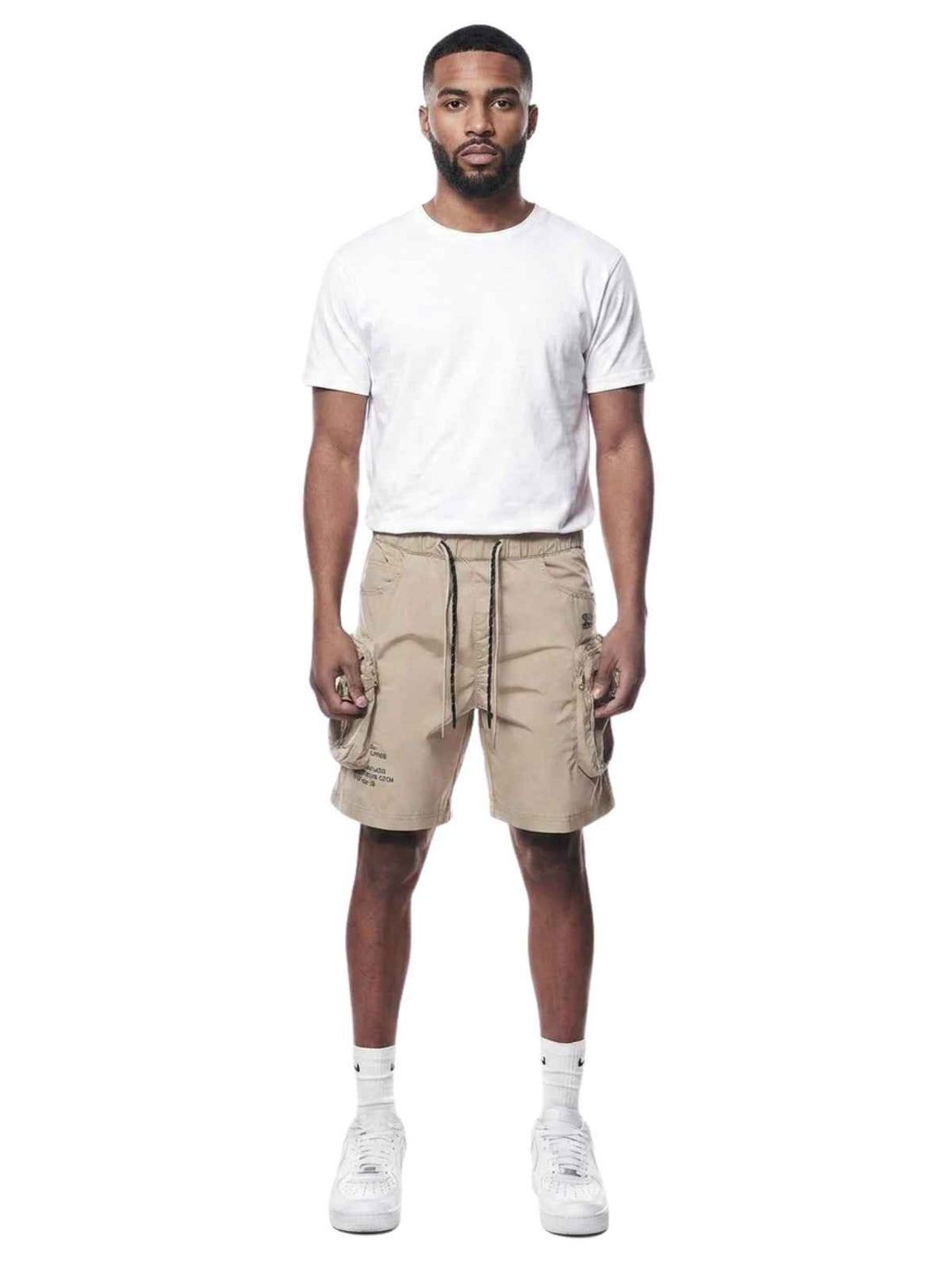 Smoke Rise Printed Nylon Utility Short Mens Style : Ws23182