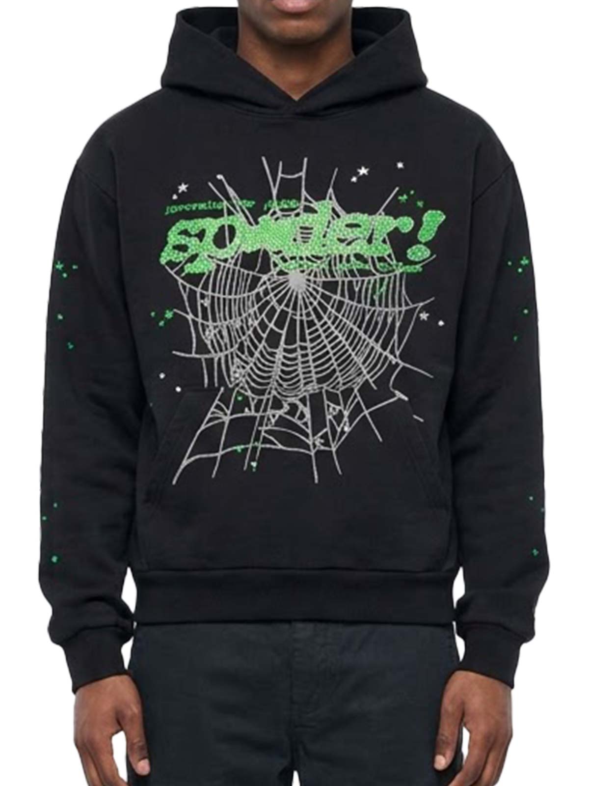 Sp5der Punk V2 Hoodie Mens Style : St029fw26
