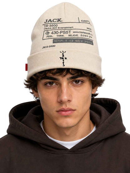 Travis Scott Serial T 12 Nov 2020 Beanie Mens Style : Jw-5-3500